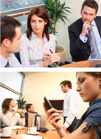 Conflict resolution with focus